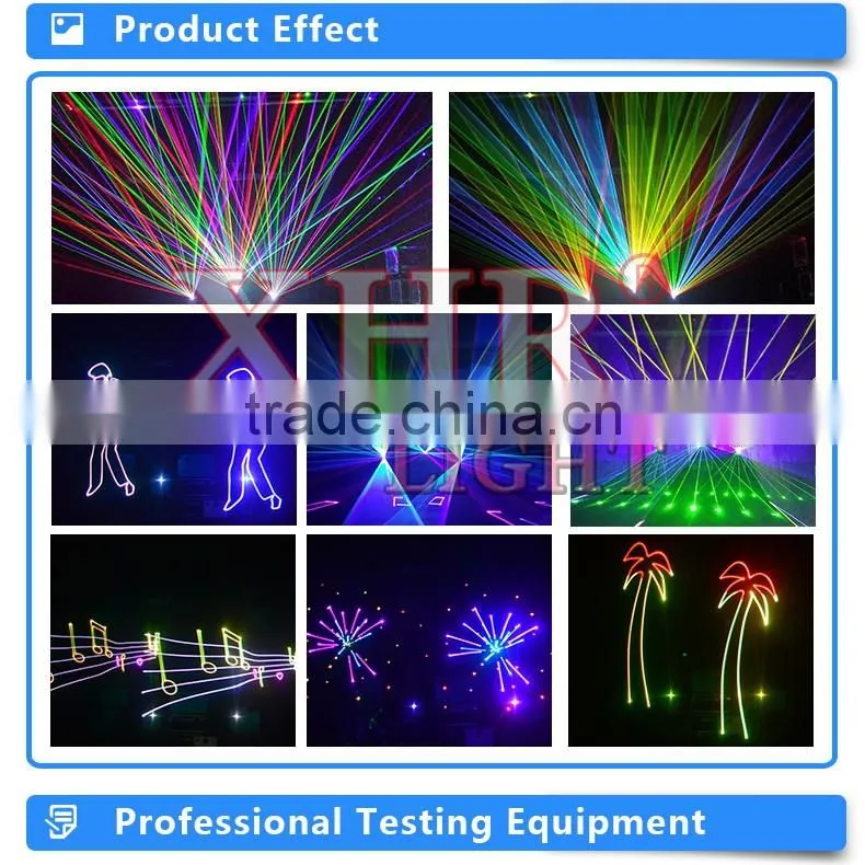 XHR concert laser light,outdoor disco light,3w rgb laser lighting for dj
