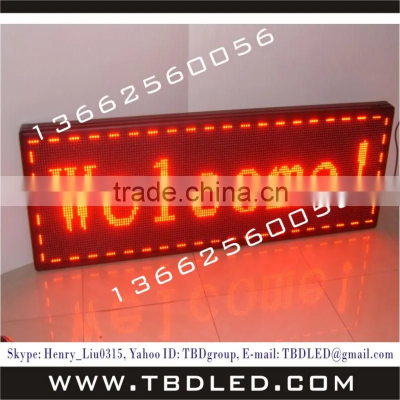 High definition LED message sign/Super brightness led display/32 dots high led display