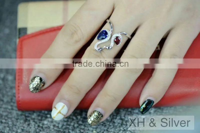 Factory direct wholesale price silver rose plated smart ring jewelry