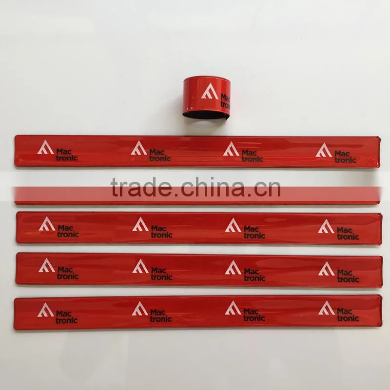 EN716P reflective snap wrist band /snap band