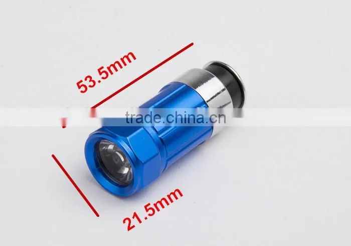 rechargeable led flashlight, car emergency mini flashlight, car cigarette lighter led light