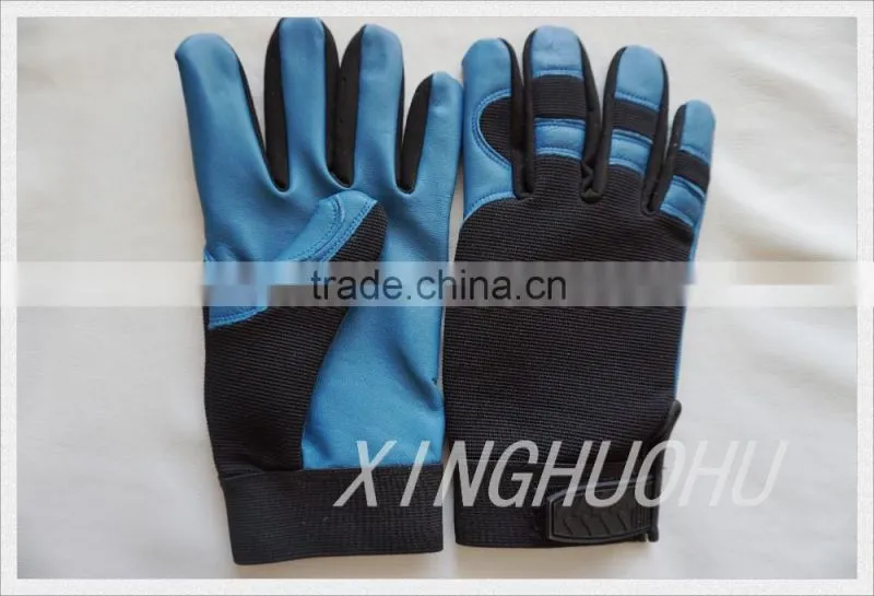 Sheepskin leather work gloves