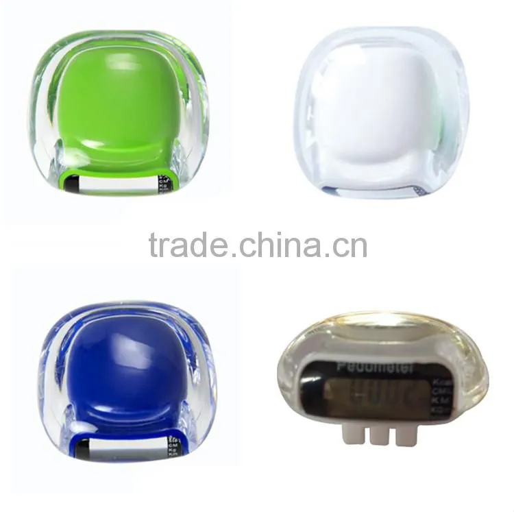 High Quality Transparent Acrylic Sport Pedometer