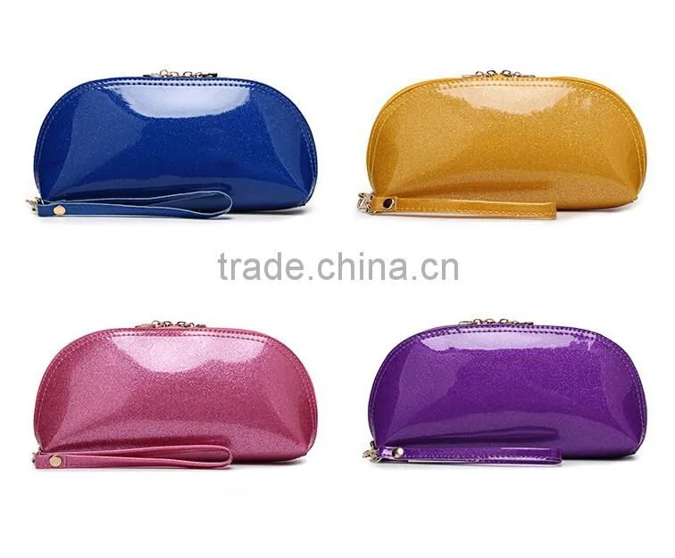 Customized Waterproof Cosmetic Bag Bling Bling Lady Glitter Cosmetic Bag