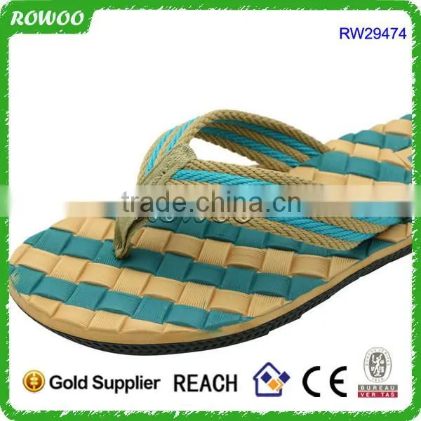RW29473 flip flops straw man, sports sandals men summer, new design flip flops for men