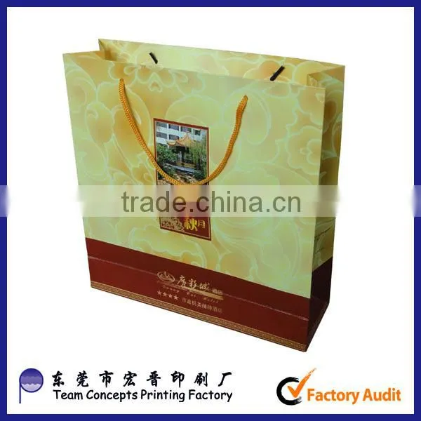 France luxury paper wine bag made in China
