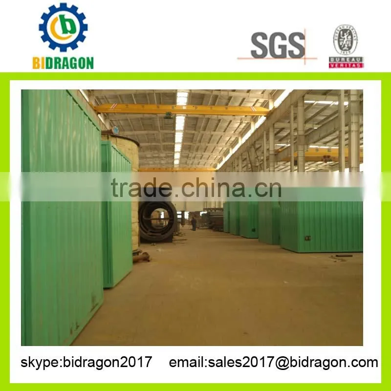 Industrial horizontal gas fired thermal oil furnace
