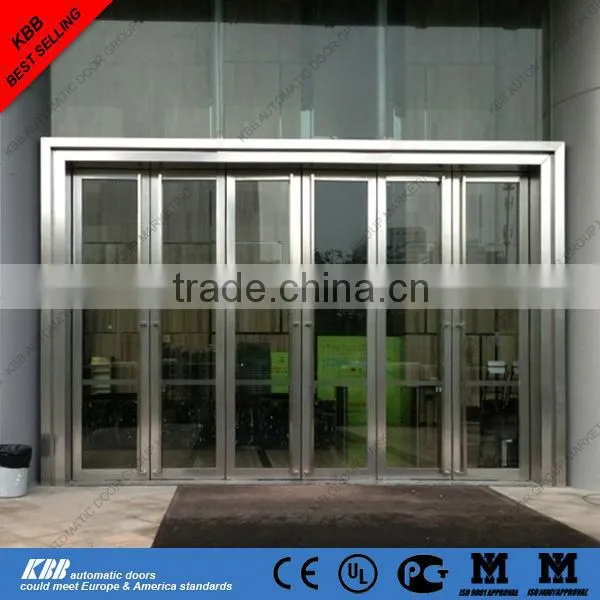 Aluminum frame glass swing door, with CE certificate