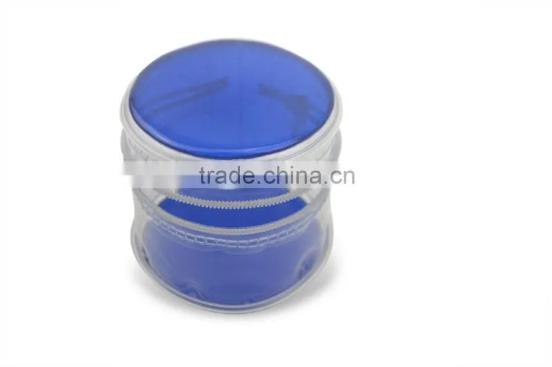 Stand up PVC Cosmetic Bag Zipper Top Cylinder Shape Bag
