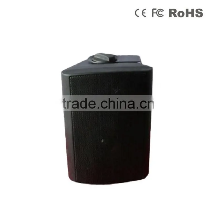 Black wooden home theater speaker with CE certificate