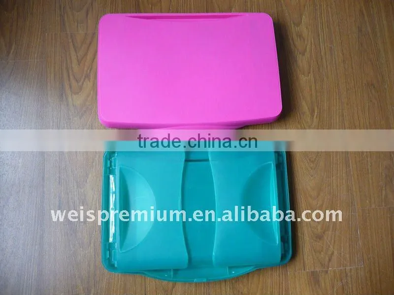 New material PP Plastic colorful Folding Lap Desk