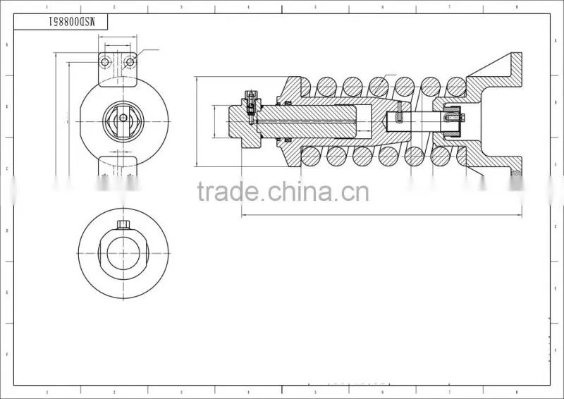 good quality OEM size track adjuster assy for JS200