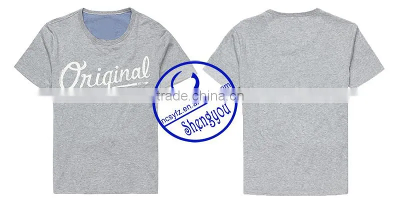 custom 100 cotton man t-shirt printing wholesale china