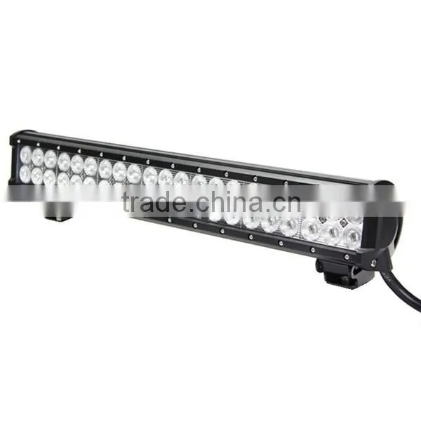 China supplier of Car accessories 20" 2 row led light bar combo light pattern 126w led light bar
