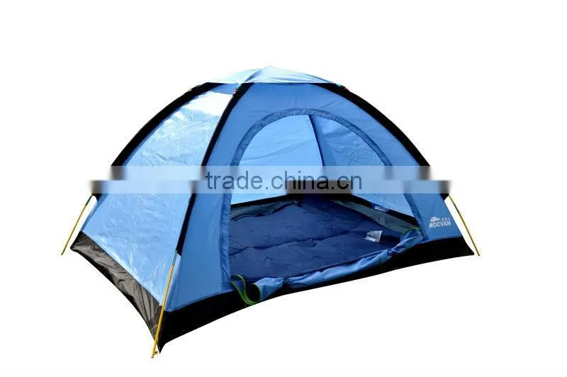 High quality low price 1-2 people aluminum pole small hiking&camping tent