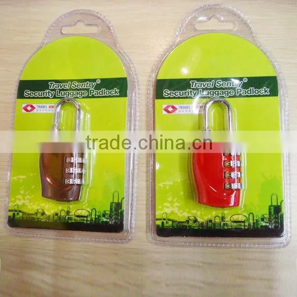 2015 hot sale TSA comination travel luggage code lock factory direct sale TSA-330