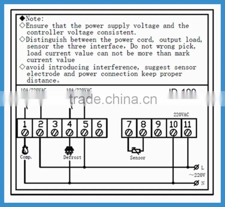 adjust fridge thermostat JD-100