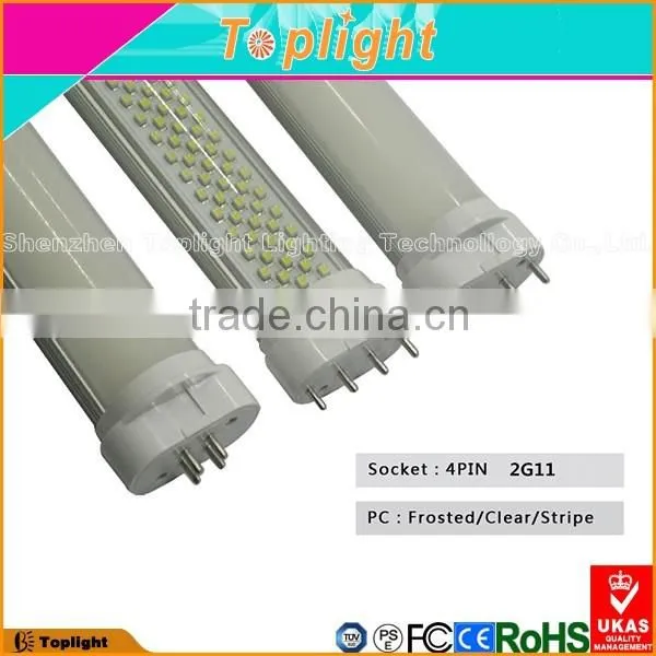 SMD 2835 chip led PL lamp plug bulb ce rohs 4pin led 2g11 tubo ce rohs
