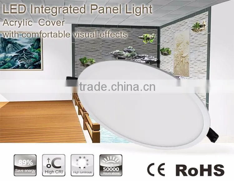 IP44 round led panel light / dimmable led light panel / SMD slim led panel