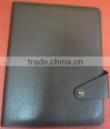 Manager Folder with Button Closure