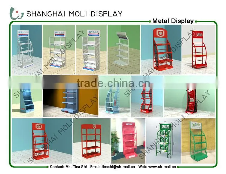 ML-09001 racking shelfing /newly metal promotional car tyre display