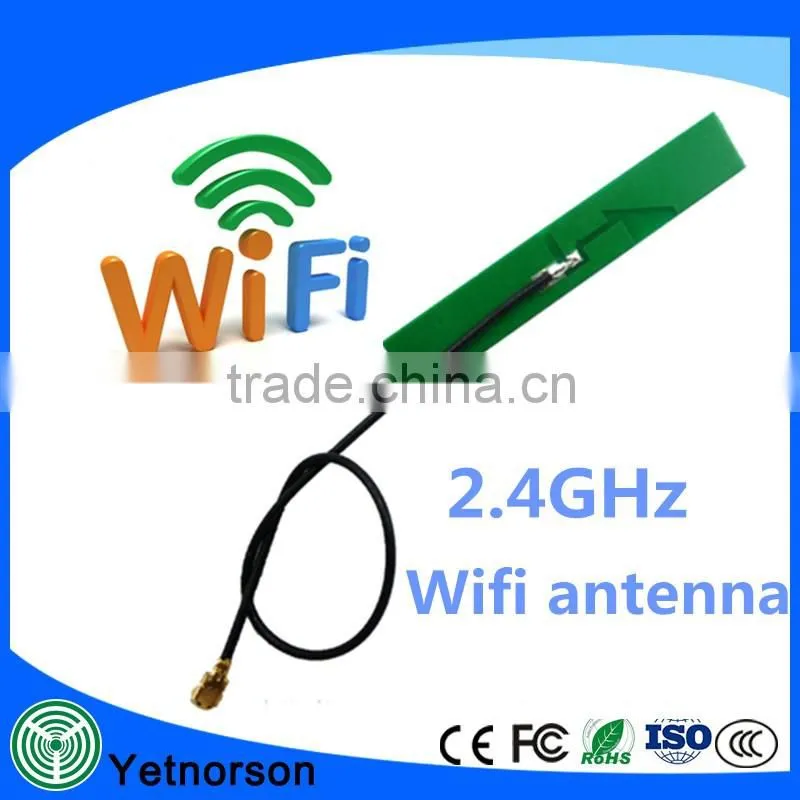 2.4G WIFI/Bluetooth Internal FPC patch Antenna with IPEX connector and 1.13 cable