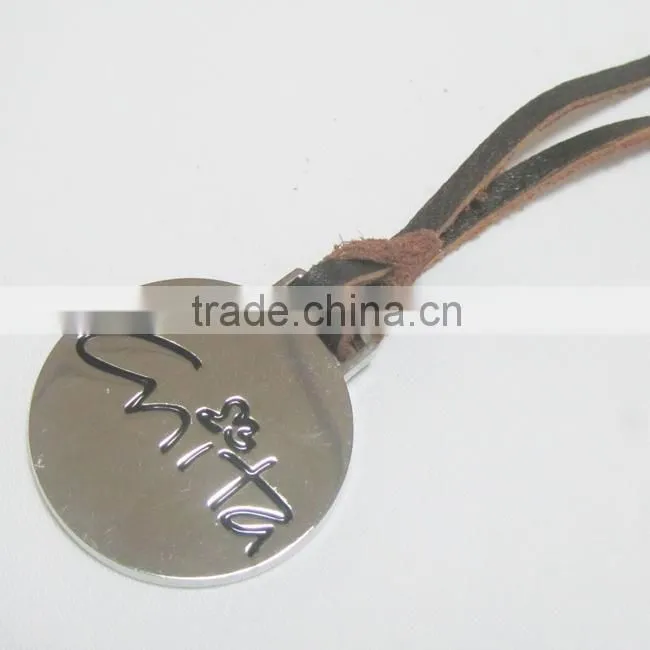 metal handbag tags