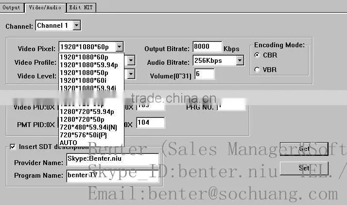 hd HDMI to encoder DVB-T Modulator (4HDMI+ASI in,DVB-T+ASI out)
