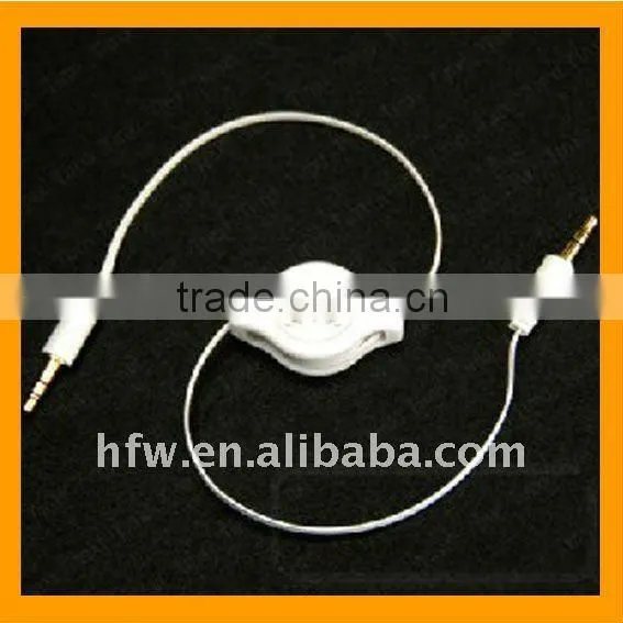 Hot!!! Retractable Audio Extension Cable for iphone