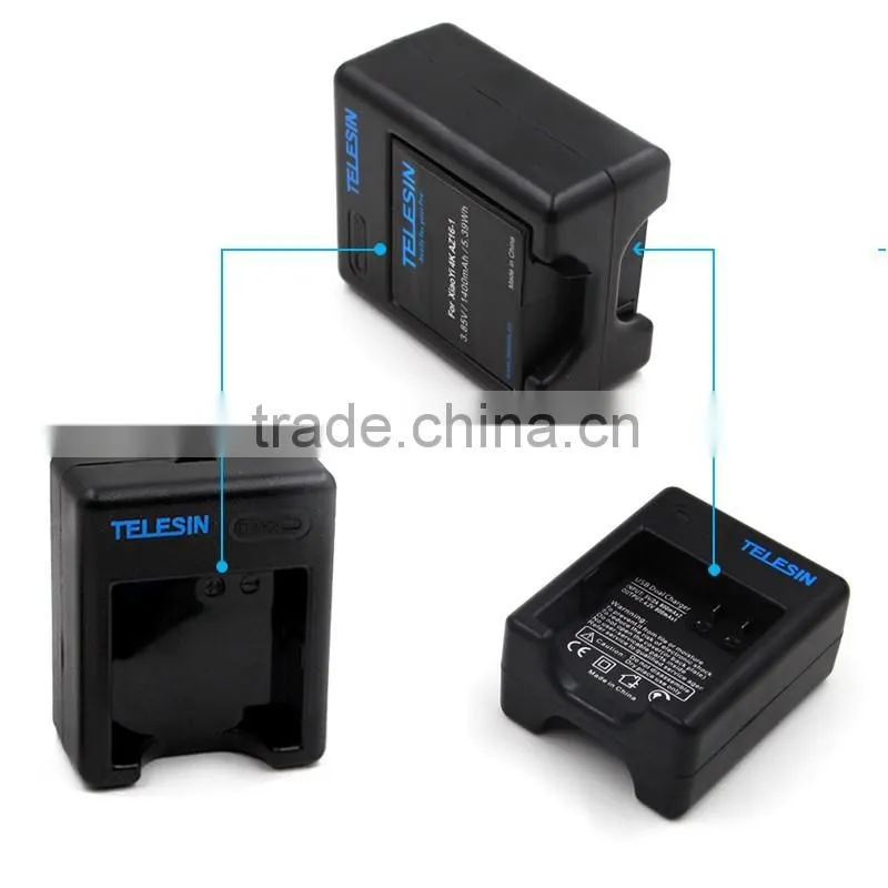 New Xiaomi Yi II Accessories - Dual Battery Charger for Xiaomi Yi 4K Sport camera