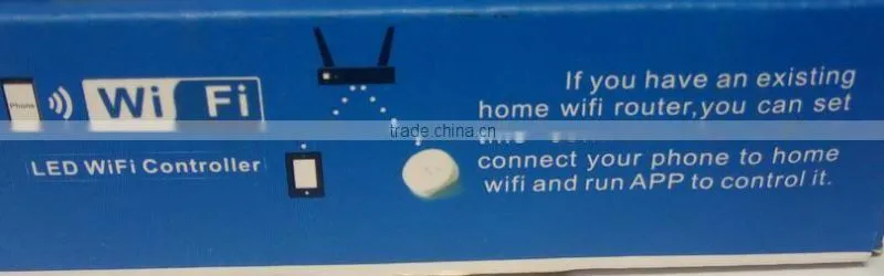 16 Millions color Wifi RGB Controller 12-24V LED Controller with Music Modes for RGBW LED Strip IOS/Android System Smartphone