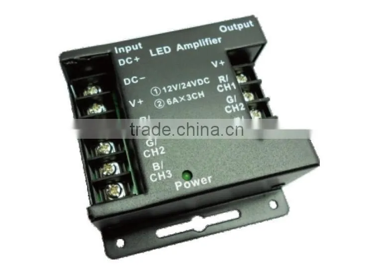 IP20 12V~24VDC 6A RGB power amplifier touch controller/Dimmer for led strip light