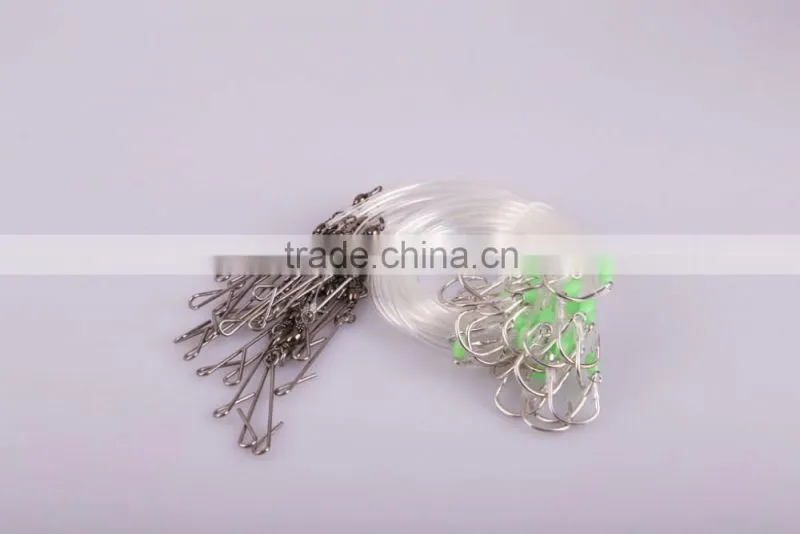 The New 2016 Japan fishing hooks 25pcs/1 bag Longline Traces Tubing 82cm fishhook #18 lure hook for fishing