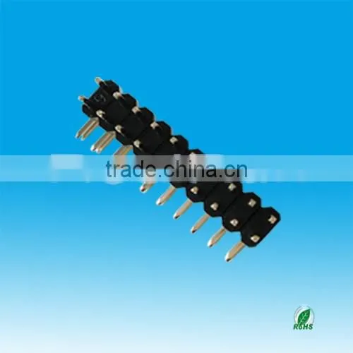 2.54mm Pitch Double Row Right Angle Pin Header Connector