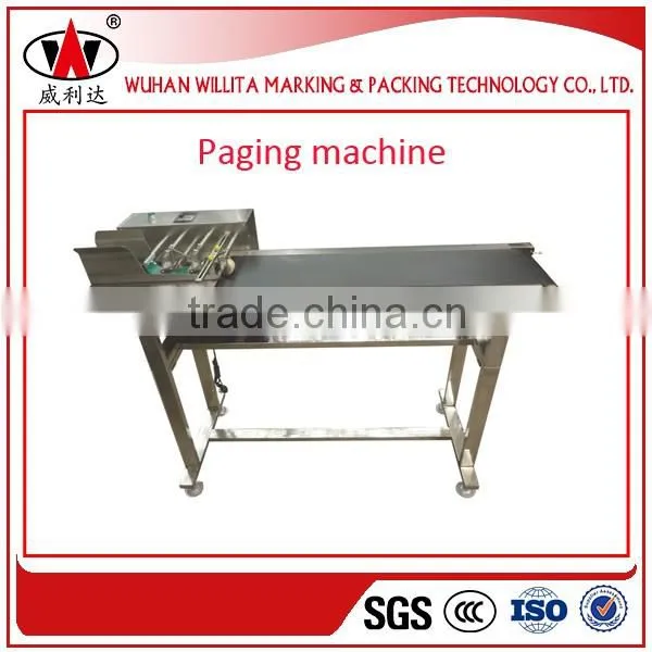 Hot sale friction desktop paging machine