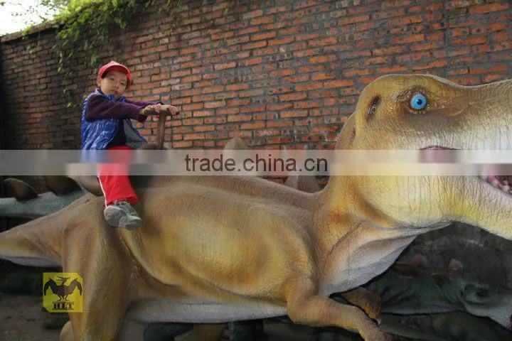 HLT Amusement kiddie animatronic dinosaur rides