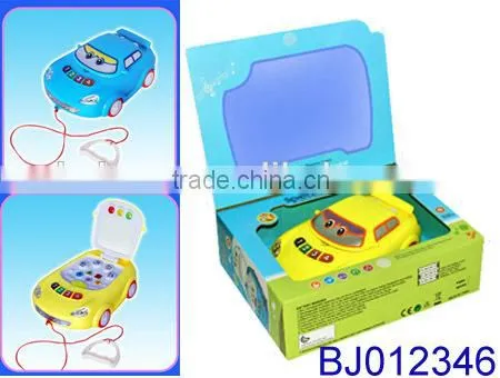 New baby connecting toy jolly cord pulling battery operated bear telephone car
