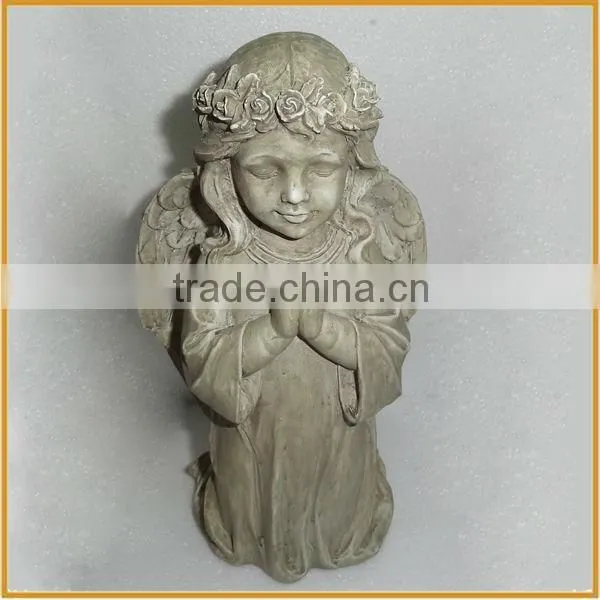 handmade angel resin angel figurine for home decor