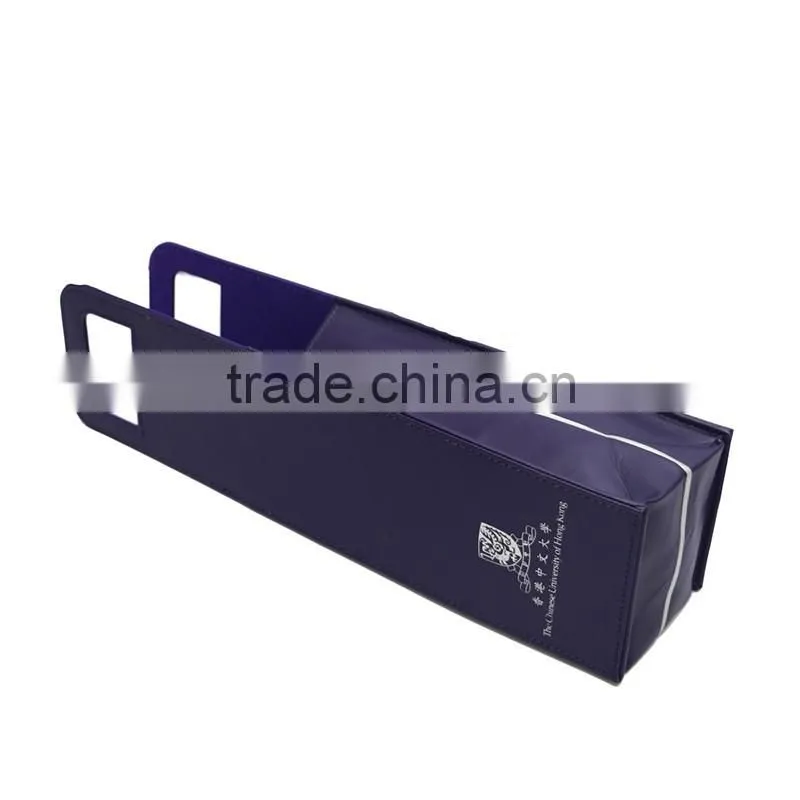 2016 fashion design wine bag customized luxury wine bag portable gift bag with tote