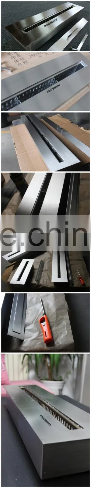 ethanol fireplace insert burner / liquid alcohol fireplace 500*180*100mm