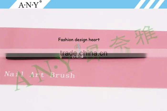 ANY Nail Art Beauty Caring Metal Handle Super Thin Brush for Nail Art