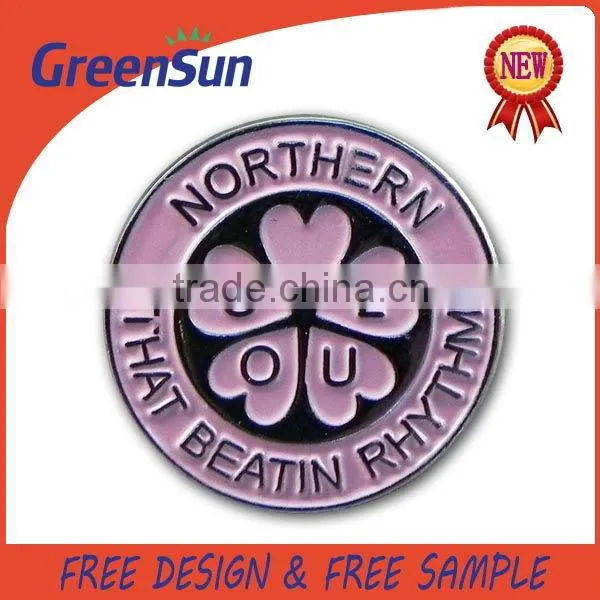 Competitive price rich for design ribbon metal badges