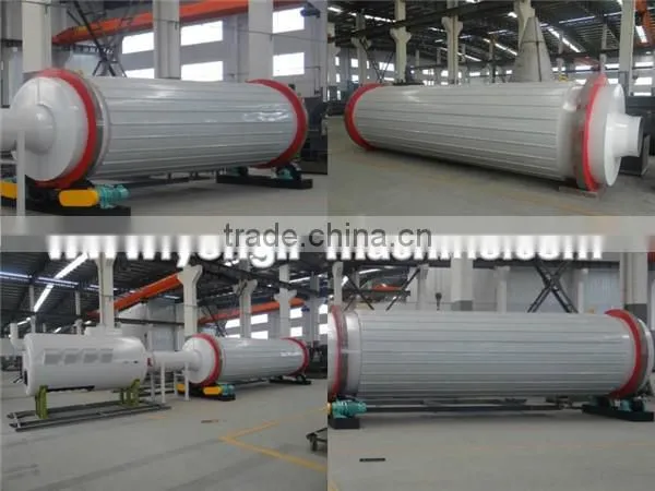 long service time biomass powder rotary drum dryer with overseas service supply