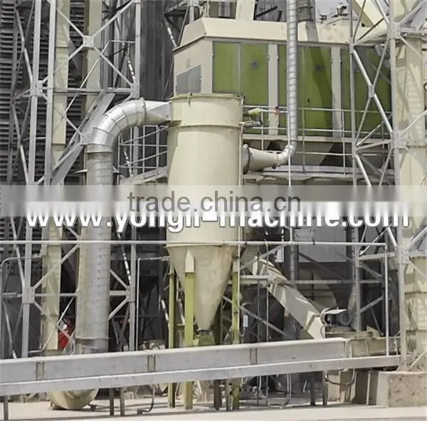 2000 Ton galvanized storage rice corn grain steel silo with conveying system
