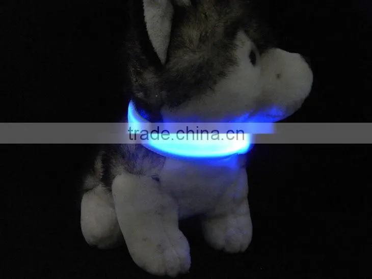 Pet Products 8 Fashion Color 3 Flashing Mode Dog Luminous Collar