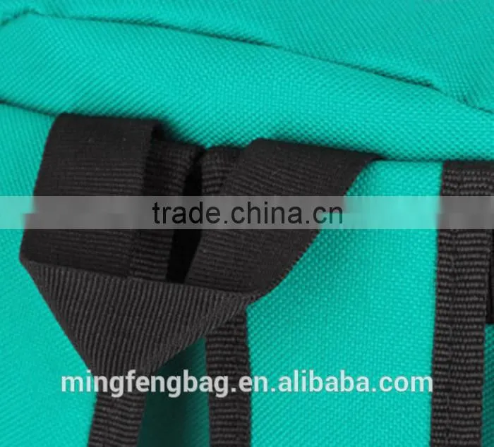 Custom High Quality Nylon Print Fabric High School Student Backpack Bag For Girl