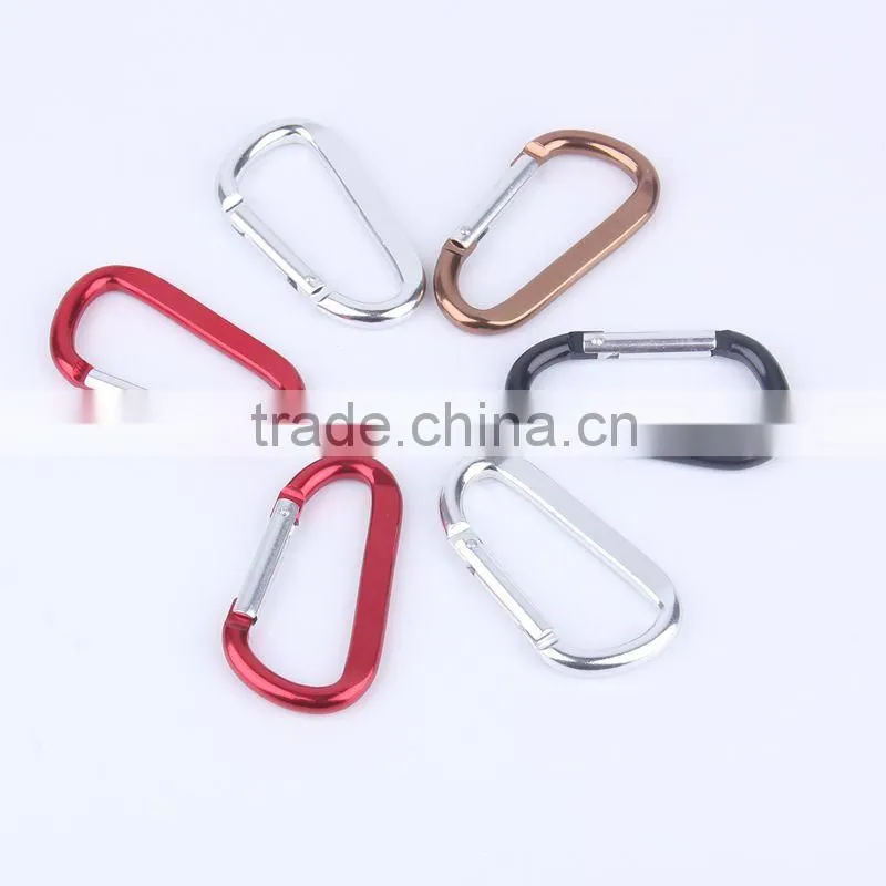 Flat carabiner with alumunium material for decoration,oem are welcome