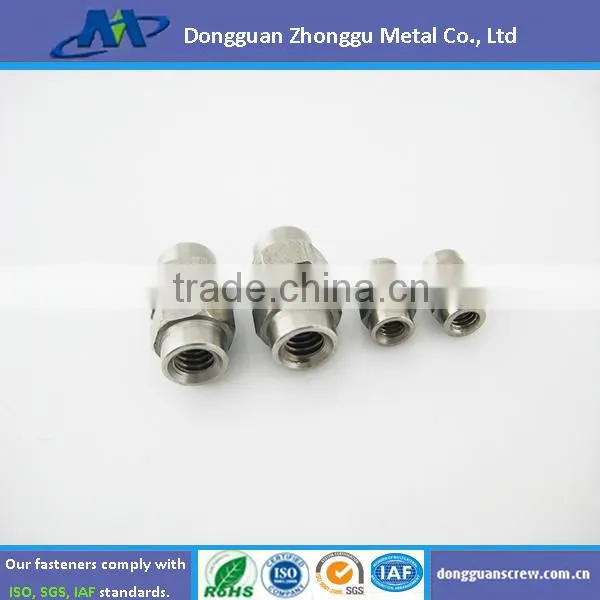 High quality non-standard SUS316L Insert nuts made in Donggaun