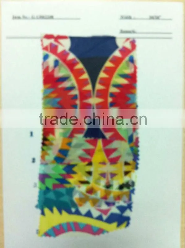 US$ 1/M up Chiffon Print Fabric Textile Stock Stocklot:G-13062208