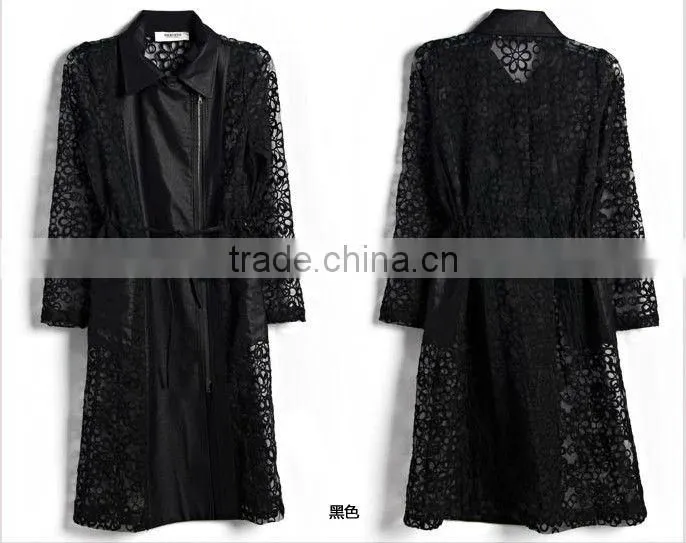jacket coat high quality long coat fashion style black